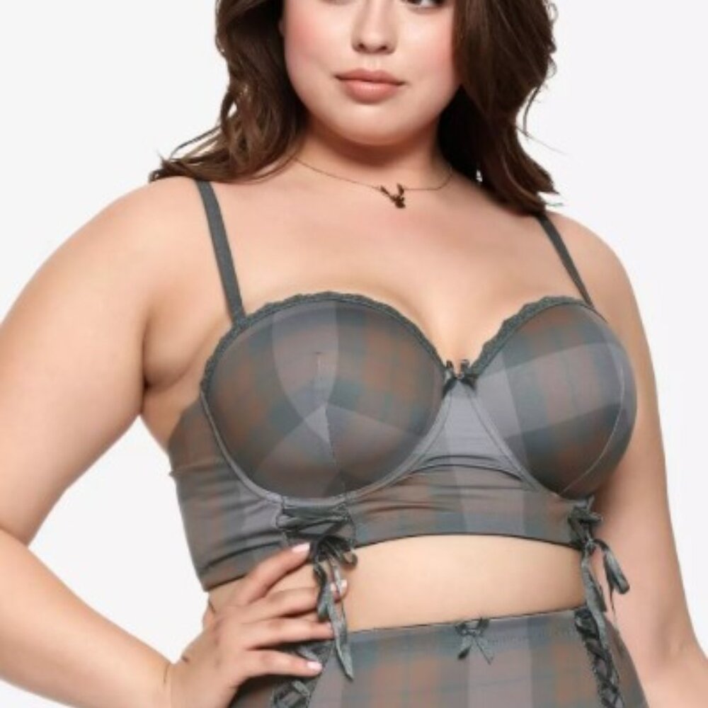 Outlander Tartan Bra, Size 1 (XL) Hot Topic Exclusive